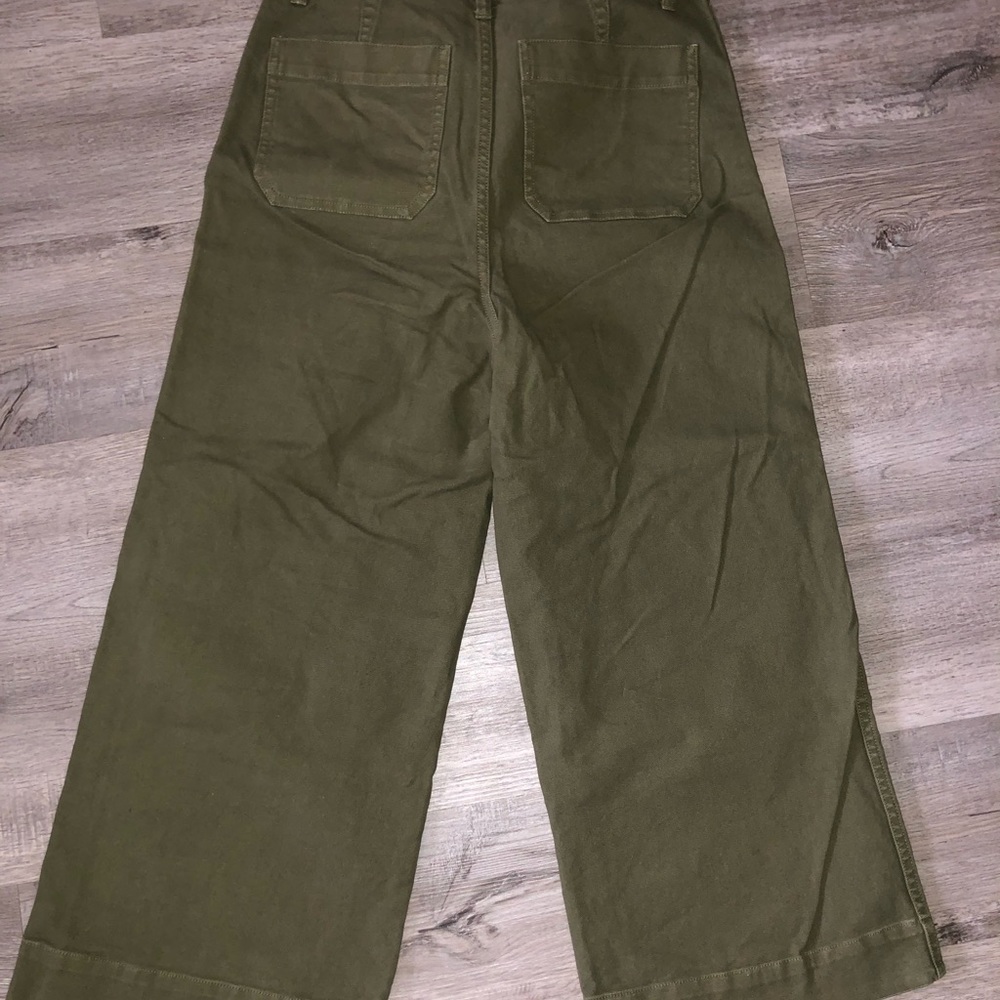 Cropped wide leg pants